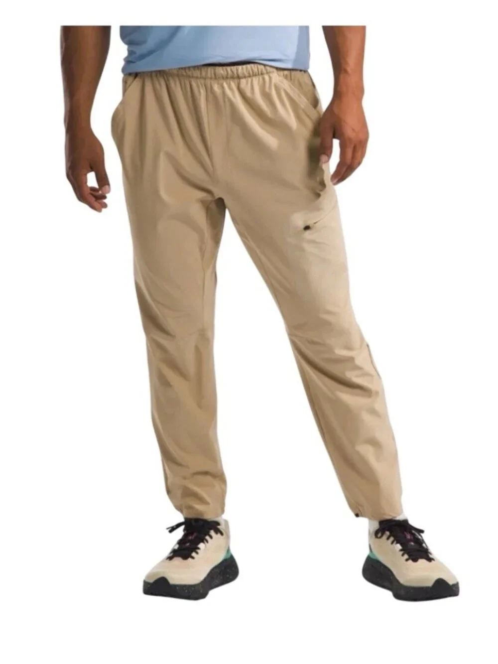 The North Face Men’s Lightstride Hiking Pants Size Medium FlashDry Khaki Stone